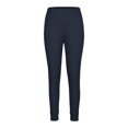 thumbnail image 7 of Jxximdong Leggings for Women High Waisted Stretchy Yoga Athletic Leggings Button Knee Length Summer Capris Pants Blue S Yoga Pants, 7 of 7