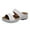 White, variant on VerPetridure Womens Sandals Casual Summer Women Splicing Slope Heel Open Toe Slippers Shoes Comfy Sandals Casual Comfortable Beach Sandals