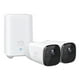 Eufy-Cam Système de Caméra de Sécurité Sans Fil 2 1080p Pas de Frais Mensuels Intérieur / Extérieur Blanc T88411D1 – image 1 sur 4