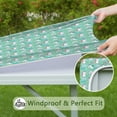 thumbnail image 6 of Turquoise Unicorn Magic Pattern Square Fitted Tablecloth with Elastic Edge,Square Table Cover,Washable Elastic Table Cover for Home Kitchen Party Decor 34"x34", 6 of 6