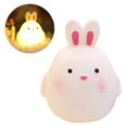 thumbnail image 2 of Cute Night Light Animal LED Night Lamp Bear Duck Rabbit Pig Chicken Portable Baby Night Light Creative Atmosphere Light Battery Operated Bedroom Bedside Sleep Light, 2 of 8
