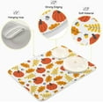 thumbnail image 4 of Fall Pumpkin Maple Leaves Microfiber Dish Drying Mat 18x24 for Kitchen Counter Thanksgiving Day Dishes Pad Dish Drainer Rack Mats Absorbent Fast Dry Dish Draining Mat Extra Large, 4 of 7