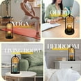 thumbnail image 4 of Candle Warmer Lamp with Timer, Electric Glass Candle Warmer Light for Bedroom, Dimmable Wax Melts Warmer for Candle Jars, Beside Lamp Gifts for Women Home Decor (2 Bulbs Included), 4 of 9
