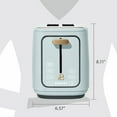 thumbnail image 7 of Beautiful 2 Slice Toaster with Touch-Activated Display, Hydrangea by Drew Barrymore, 7 of 7