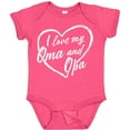 thumbnail image 3 of Inktastic I Love My Oma and Opa in White Chalk Heart Boys or Girls Baby Bodysuit, 3 of 5