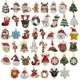 thumbnail image 3 of 96 pendientes de aleación con goteo de esmalte navideño, accesorios de joyería para hacer uno mismo, campana de Papá Noel, muñeco de nieve, pulsera, colgante pequeño, 3 of 5