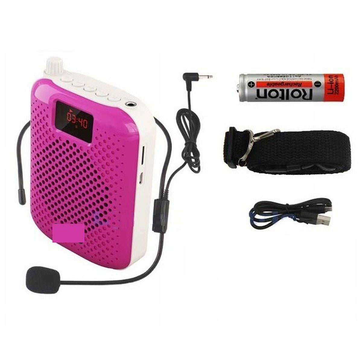 K500 Microphone Bluetooth Loudspeaker Portable Auto Pairing USB Charging Voice Amplifier Megaphone Speaker For Teaching ,Easy to Operate