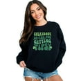 thumbnail image 6 of St. Patrick's Day Sweatshirt - Everybody in The Pub Getting Tipsy, Unisex Pullover, Irish Green Top, Lucky Clover Shirt, Festive Wear, 6 of 7