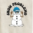 thumbnail image 3 of Instant Message - Snowman Snow Problemo Christmas - Toddler & Youth Crewneck Fleece Sweatshirt, 3 of 6