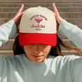 thumbnail image 3 of Espresso Martini Social Club Embroidered Trucker Hat, Adjustable Snapback Cap for Women, Fun Cocktail-Themed Design, Perfect for Brunch Dates, Parties, or Gifting, Stylish Everyday Accessory, 3 of 5