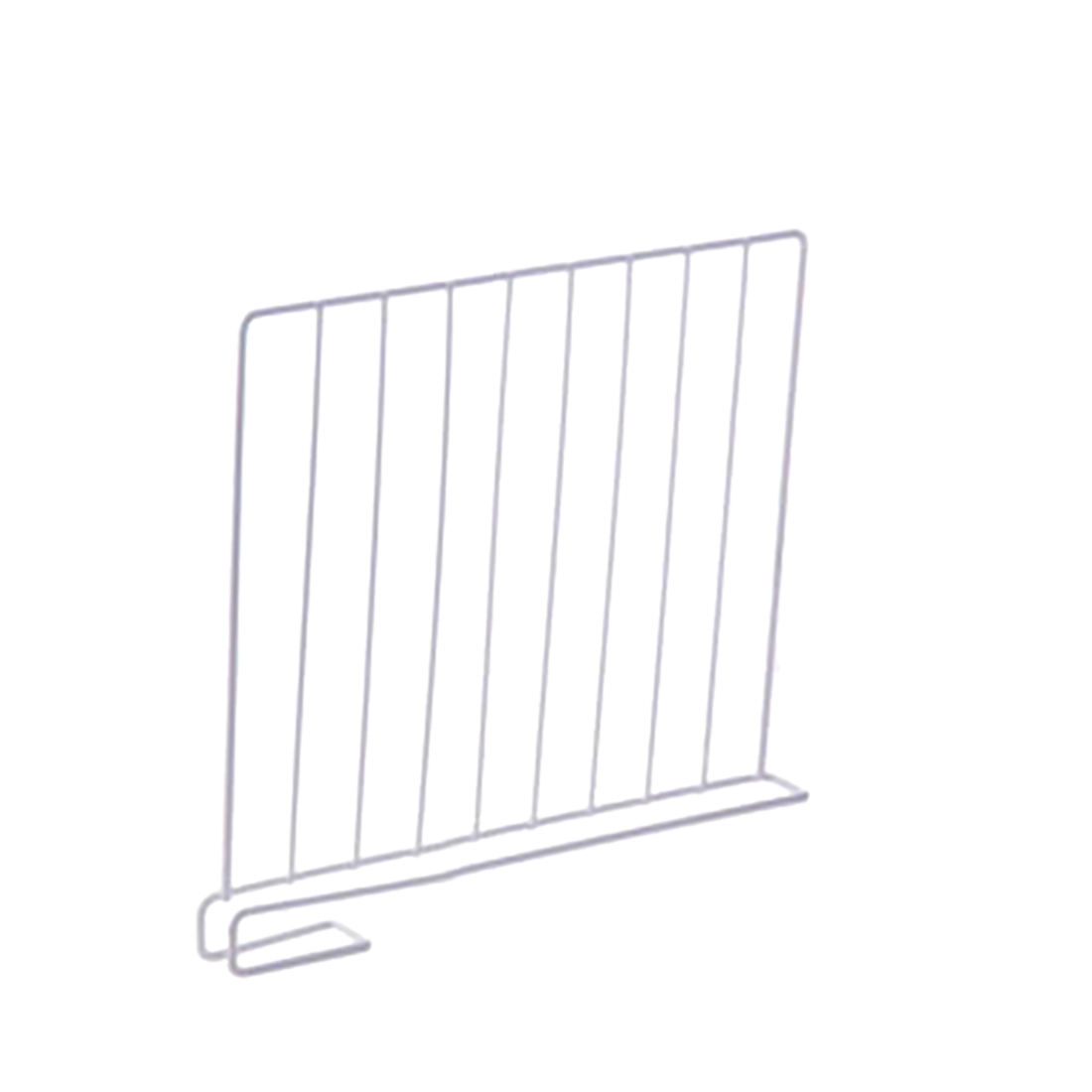 Wardrobe Vertical Shelf Divider Organizer Separator for Closets White