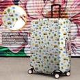 thumbnail image 4 of Cartoon Construction Vehicles Suns White Pattern Luggage Cover Fashion Suitcase Cover Baggage Covers Fit 25-28 Inch Luggage (Go Travel), 4 of 5
