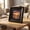 Black-BK, variant on MMJ 4x4in Picture Frame Wooden Storage Display Stand Tabletop Photo Ornament Modern Home Wall Decor 7.08x7.08in