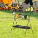 thumbnail image 4 of Three-Bar Frame Camping Rack Folding Ultra-Light Camping Tripod Travel Sundries Hanger 50x68x88cm +Mesh Bag, 4 of 5