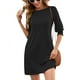 thumbnail image 4 of Sexy Vestidos Cortos de Verano para las Mujeres 2025 Manga Corta Vestido de Línea a con Bolsillos, Playa Casual Primavera Y Verano, 4 of 9