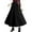 Black, variant on Ediodpoh Skirts for Women High Elastic Waist Maxi Wool Skirt A Line Plaid Winter Warm Flare Long Skirt for Women Long Skirts for Women Red L