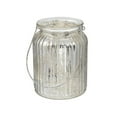 thumbnail image 1 of Ribbed Mercury Glass Tealight Holder (L), 1 of 1
