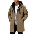 thumbnail image 2 of Kureaily Long Winter Thickened Fleece Lined Outdoor Sports Jacket With Hood Warm Work Coat For Couples Warm Coat, 2 of 5