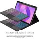 thumbnail image 5 of Funda de Teclado con Panel Táctil Retroiluminado y Soporte para Lápiz para Idea Tab Pro 12.7" 2025, 5 of 7