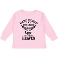 thumbnail image 3 of Inktastic Handpicked for Earth By My Opa in Heaven with Angel Wings Boys or Girls Long Sleeve Toddler T-Shirt, 3 of 5