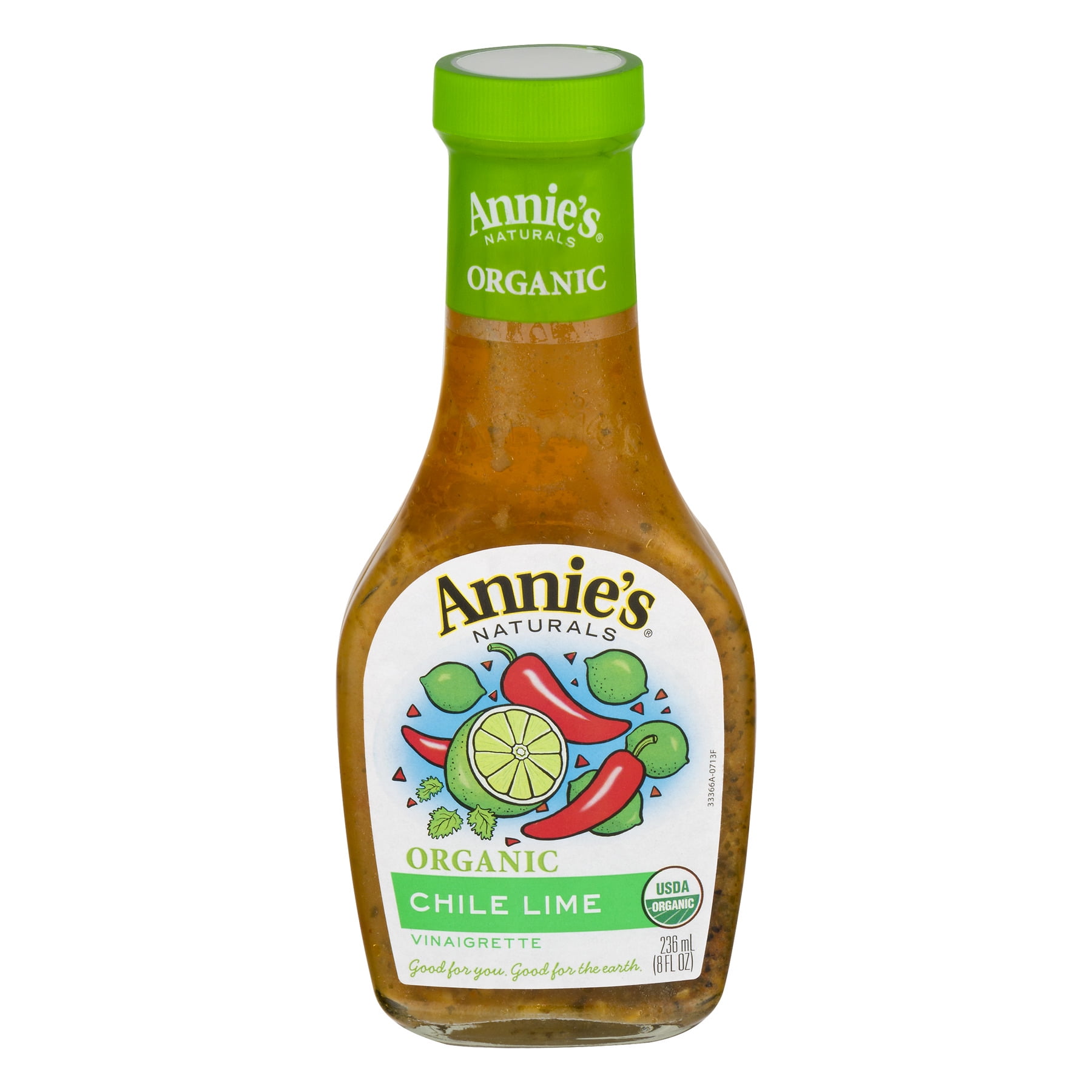 Annie's Chile Lime Vinaigrette Salad Dressing, Organic, NonGMO, 8 fl