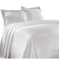 thumbnail image 2 of Geometric Fret Cotton Jacquard Matelasse Scalloped Bedspread Set , Twin, White by Blue Nile Mills, 2 of 6