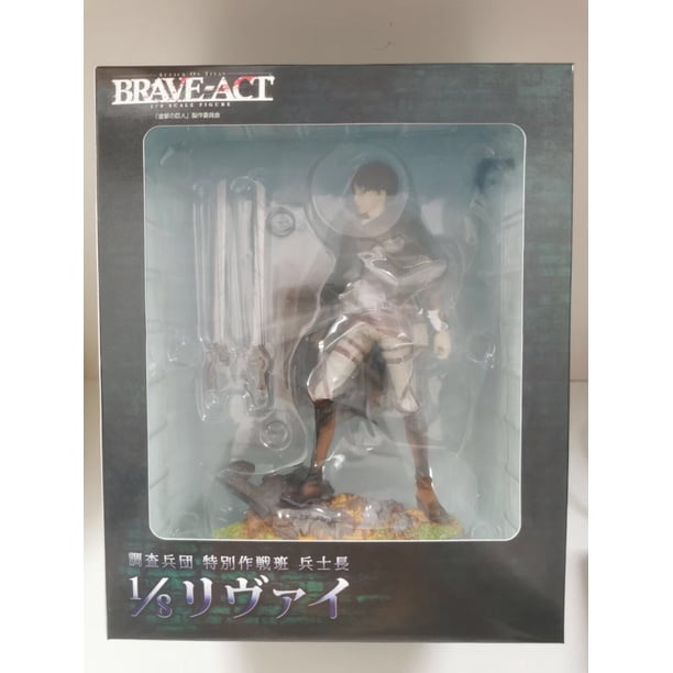 Figura de acción de Levi de ataque a los Titanes, Ichiban, Kuji, Levi Horse, modelo de colección de muñecos de juguete, 18cm Gong Bohan LED