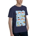 thumbnail image 2 of Bingfone Kawaii Sushi Men'S Loose Fit Short-Sleeve Pocket T-Shirt, 2 of 7