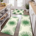 thumbnail image 2 of Green Tie Dye Spray Pattern Kitchen Rugs Sets Of 3,Kitchen Runner Rugs Non Skid Washable,Decorative Kitchen Floor Mats for Kitchen,Sink,Laundry,17"x30"+ 17"x47" + 17"x59", 2 of 6