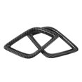 thumbnail image 1 of Marco de salida de aire frontal, 2 uds. Marco de salida de aire de ventilación de salpicadero delantero cubierta de marco embellecedor ABS estilo de fibra de carbono reemplazo para Isuzu D 2021, 1 of 5