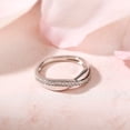 thumbnail image 2 of Kalapi Jewel 14K White Gold Plated Engagement Ring for Women's - 1.2 Ct Round Cut Moissanite Wedding Jewelry with Shank Design - Anniversary Gift for Her Romantic Proposal or Bridal Moment, 2 of 3