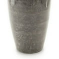 thumbnail image 3 of Benjara BM313406 16 in. Rock Vintage Flower Vase, Home Decor - Antique Gray Metal, 3 of 5