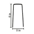 thumbnail image 3 of 6" Long x 2" Wide EXTRA WIDE Landscape Staples~ Landscape Fabric Pins -Garden Staples Heavy Duty - Ground Cover Staples - Fence Anchors - Lawn Nails - Garden Stakes (100 Staples), 3 of 7