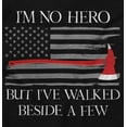thumbnail image 2 of Firefighter Walked Beside Heroes Womens Slim Fit Graphic Tee Brisco Brands S, 2 of 5