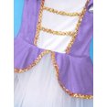 thumbnail image 5 of iiniim Girls Ballet Dance Tutu Dress Performance Circus Show Ringmaster Costumes Purple 14, 5 of 7