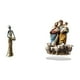thumbnail image 1 of Figura de mujer africana, adorno de resina, decoración de escritorio acrílica, estatua de dama hecha a mano, letrero de mesa artesanal, ideal para reg, 1 of 8