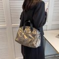 thumbnail image 3 of Bolso Hombro Acolchado para Mujer Bolso Mano Hinchado Bolso Compras (champán), 3 of 6