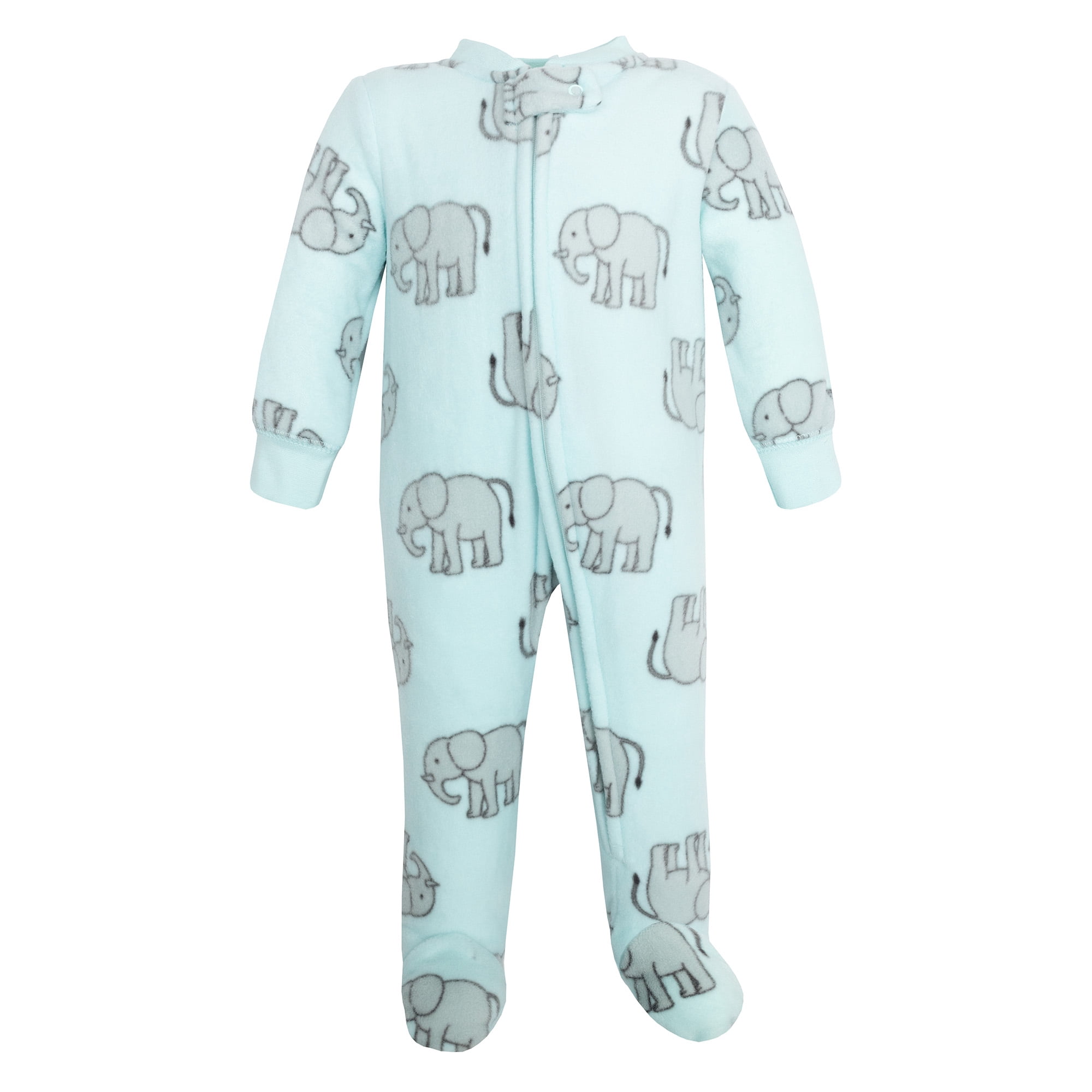Hudson Baby Fleece Sleep and Play, Cute Safari, Preemie