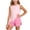 Pink, variant on LEKWK Girls Summer Workout Set Kid Breathable Quick Dry Mesh Tracksuit Sleeveless Crewneck Tank Tops and Running Shorts Athletic Casual Gym Playwear
