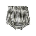 thumbnail image 2 of Gureui Toddler Infant Baby Girls Triangle Pants, Plaid Ruffle Ruched Big Waist Bow High Waist Briefs Stretchy Thigh Cuff Underwear, 2 of 3