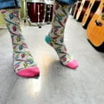 thumbnail image 2 of Flying Guitar Pattern Socks from the Sock Panda (Adult Small - Shoe Sizes 2-5), 2 of 6