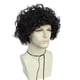 thumbnail image 3 of Peluca afro rizada para hombre, pelo sintético negro, 32 cm, 3 of 3