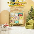 thumbnail image 4 of ONBRILL Bookshelf for Kids, 3-Tier Montessori Wooden Toddler Book Rack Toy Organizer and Storage, 4 of 6