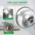 thumbnail image 4 of Simple Deluxe Clamp Lamp Light Socket with 5.5 Inch Aluminum Reflector(No Bulb Included), for Max 60 Watt Lamp with 18/2-Gauge 6 Feet Cord, 1-Pack, 4 of 7