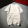 thumbnail image 5 of pstuiky Camisas de vestir de manga corta para hombre, Camisa estilo vintage informal de color liso con cuello en V y manga corta para hombre ropa de hombre xxl, 5 of 5