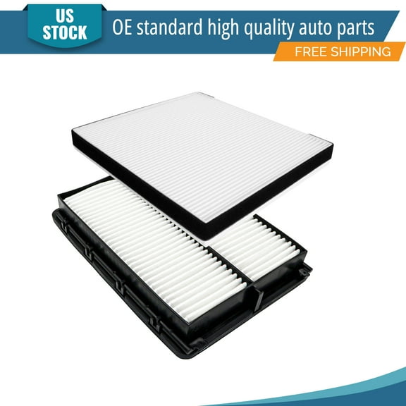 YXPCARS 2PCS Engine Air Filter & Cabin Air Filter for Hyundai Santa Fe 2019-2020 Kia Telluride 20-22 (CA11943, CF10735)