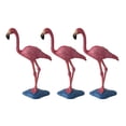 thumbnail image 1 of 3x Mini Flamencos Modelos Juguetes Adornos Decoración Escultura decorativa, 1 of 8