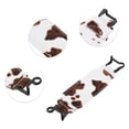 thumbnail image 3 of Unique Bargains 1 Pc Hand-Strap for Kindle Cow Pattern Finger Grip Holder White Dark Brown, 3 of 5