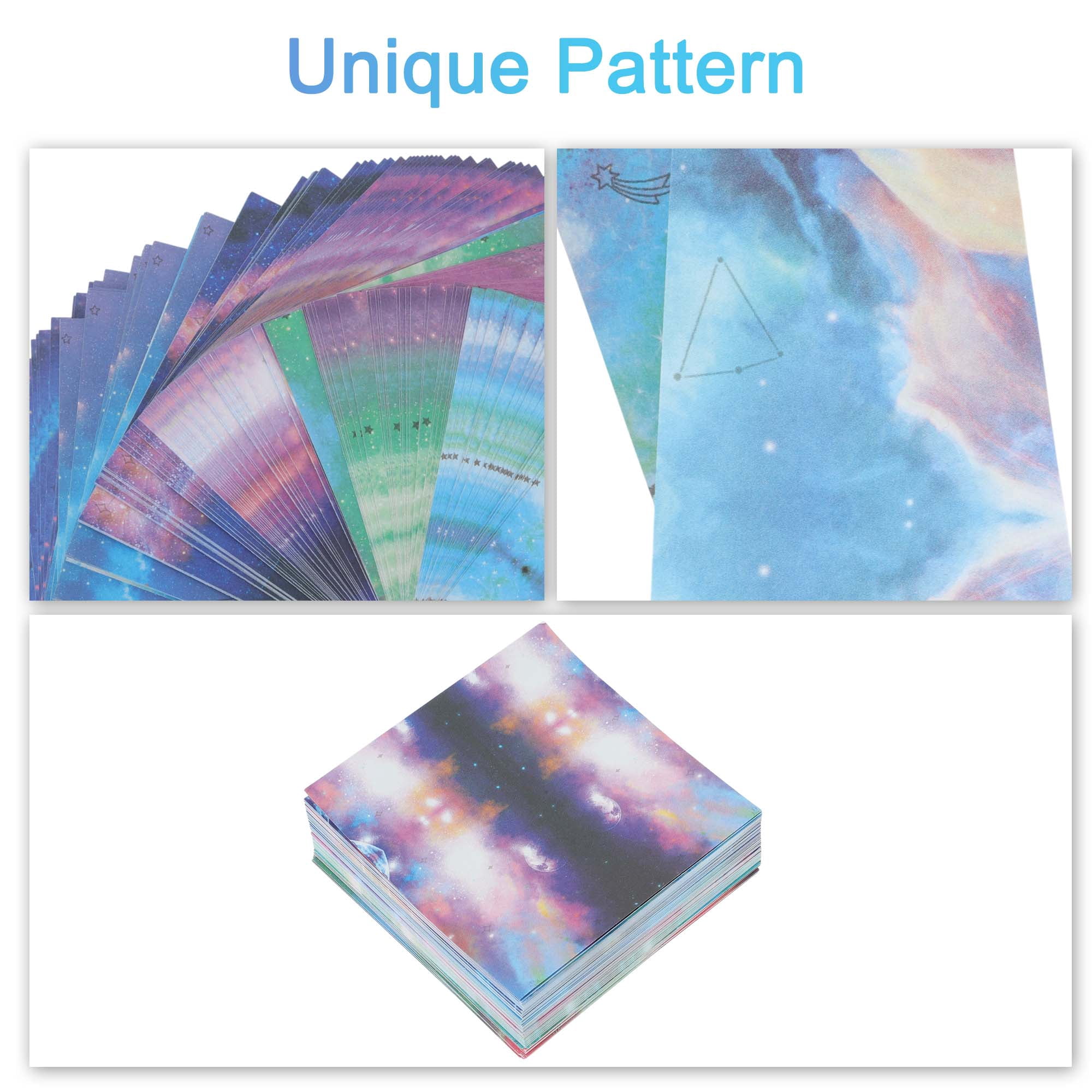 Unique Bargains 180Pcs Double-Sided Origami Paper for DIY Arts Green