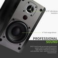 thumbnail image 4 of singing wood Wireless Bluetooth Bookshelf Speaker, Surround Sound, Black, 2 Pieces, 4 of 8